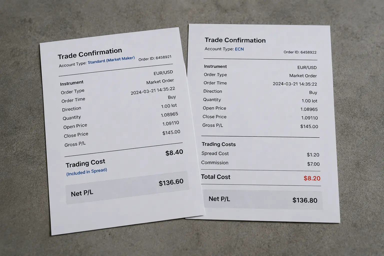 Trading Costs Spread vs Commission