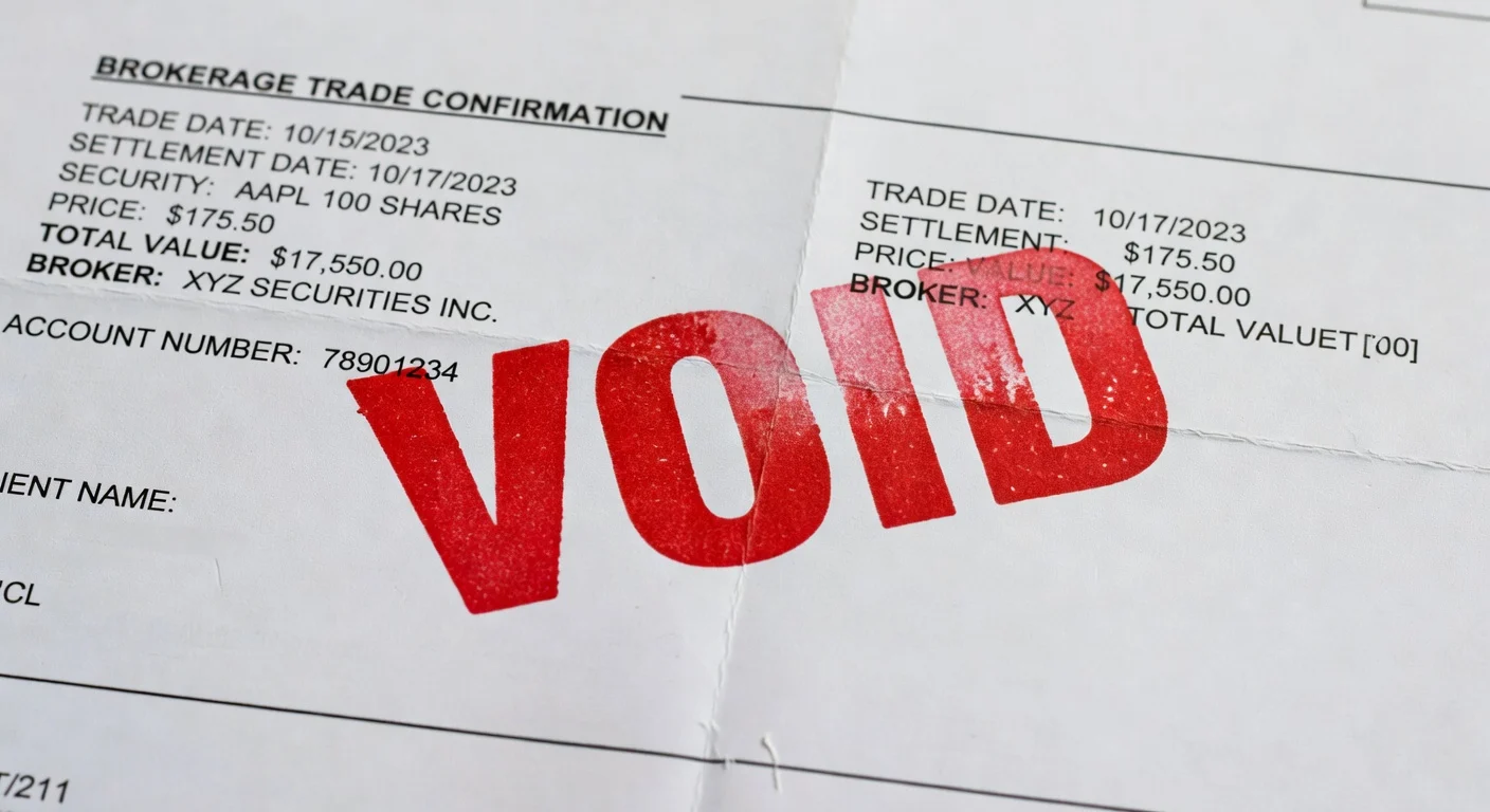 Pricing Mistakes and Trade Cancellation