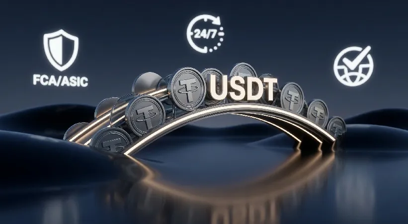 crypto forex brokers USDT payments low fees fast processing TRC20 ERC20