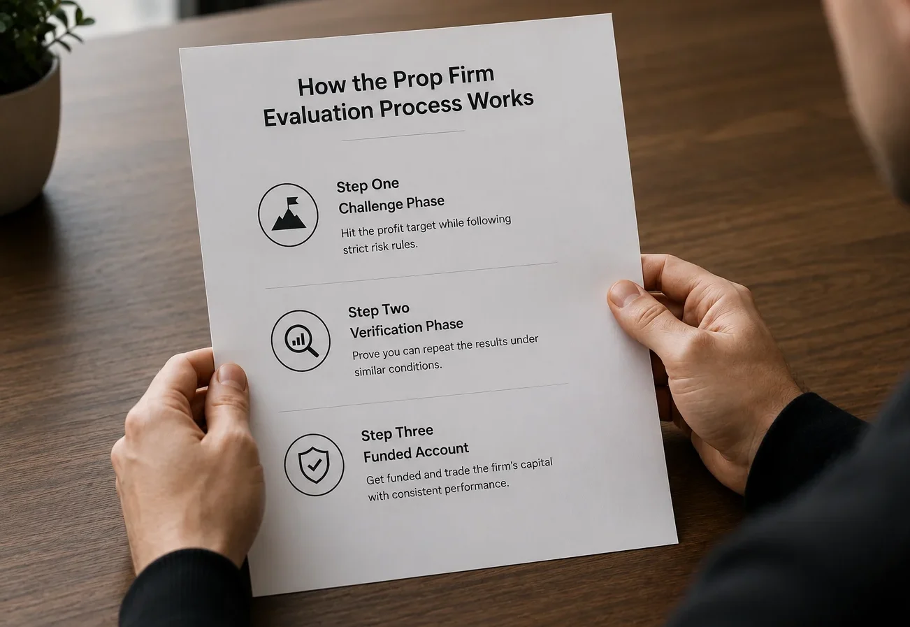 How the Prop Firm Evaluation Process Works