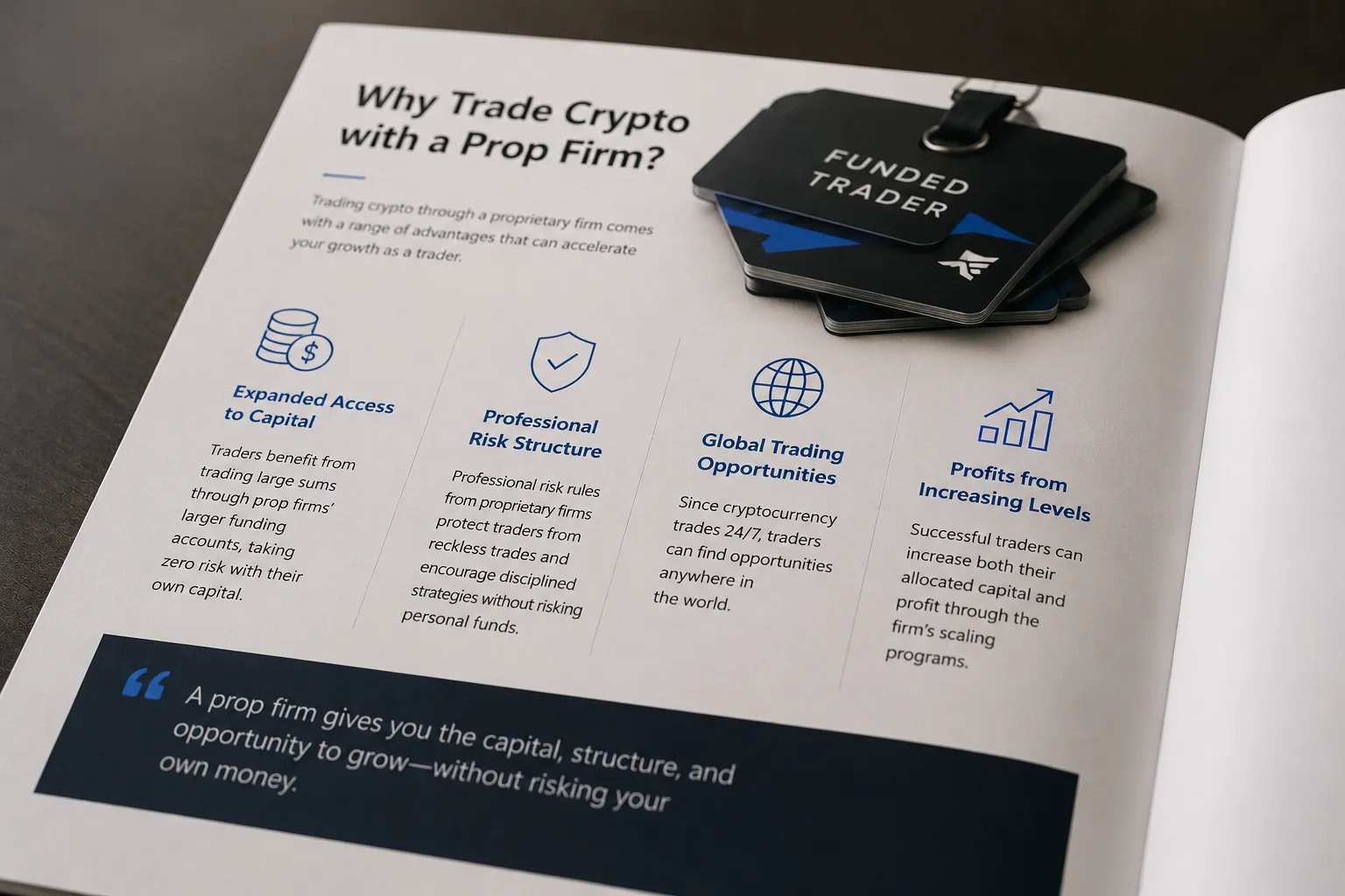 Benefits of Trading Crypto Through Proprietary Firms