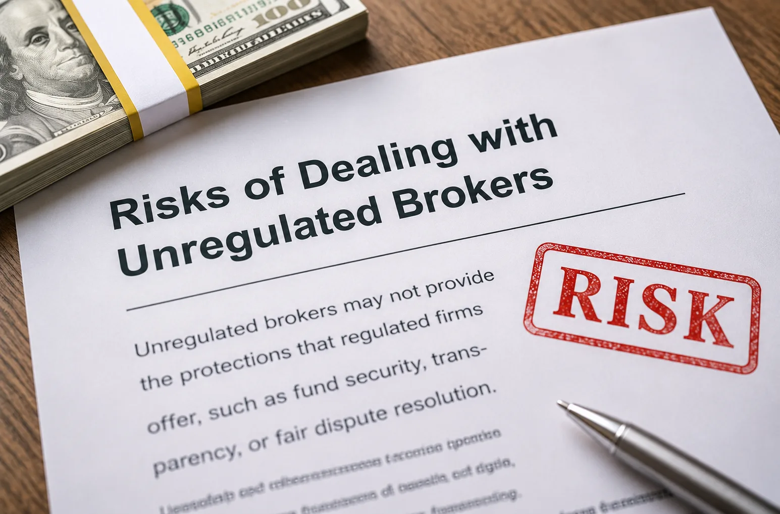 Risks of Trading with Unregulated Brokers
