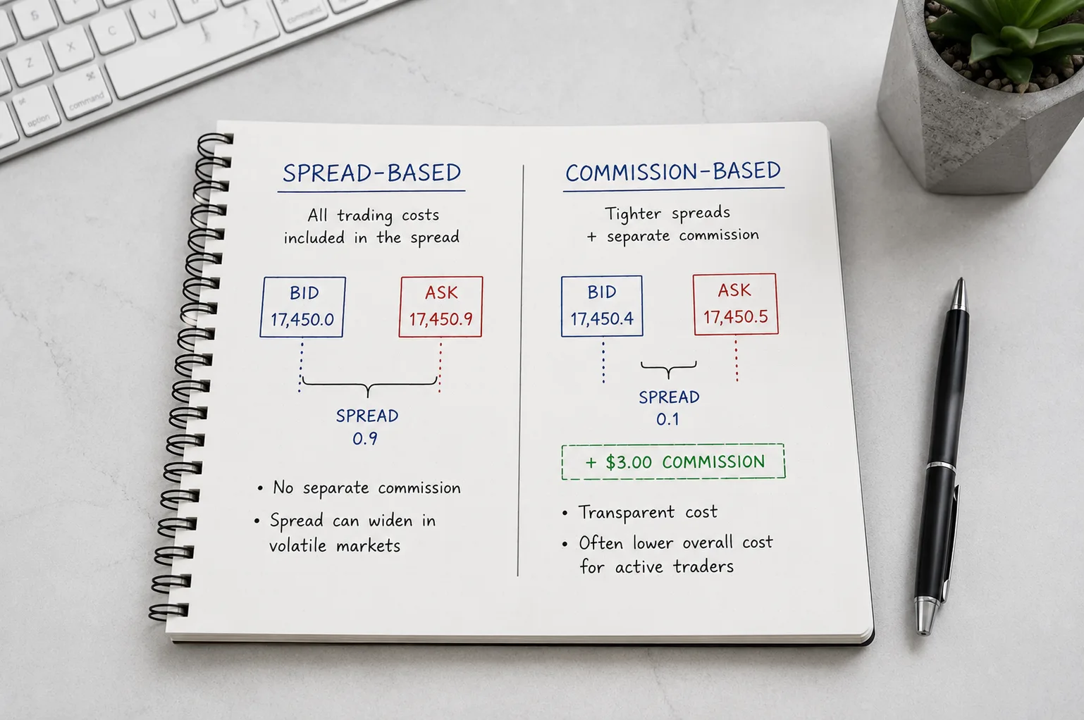 Spread vs Commission: Which Is Better?