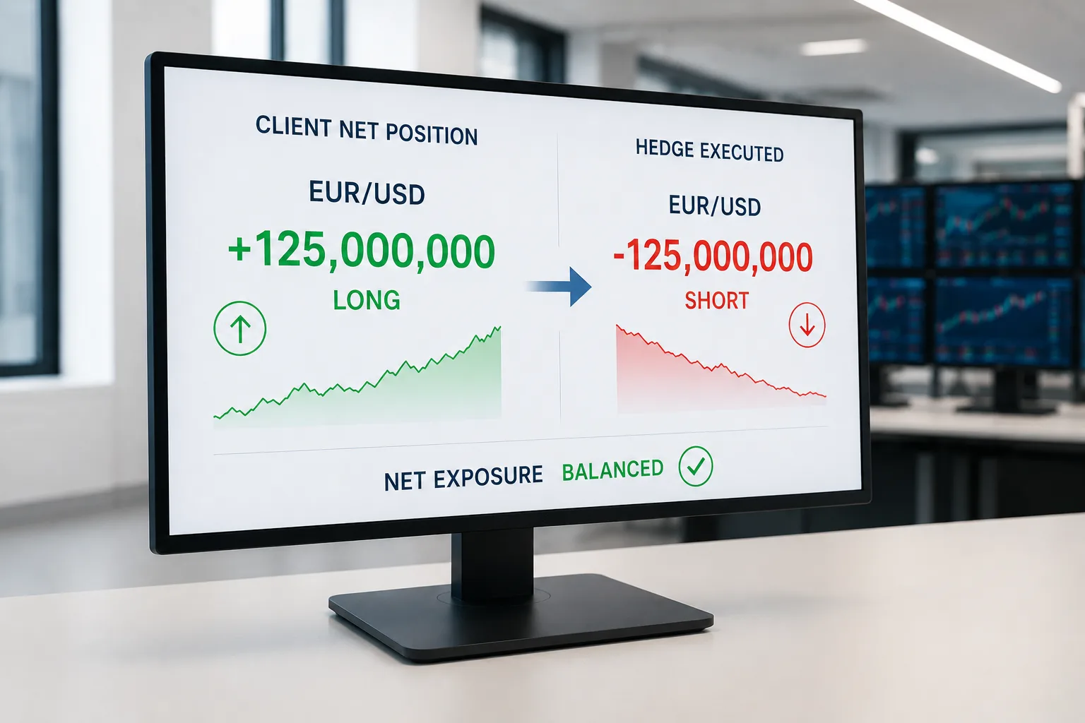 How Brokers Hedge Large Market Exposures Using Risk Management